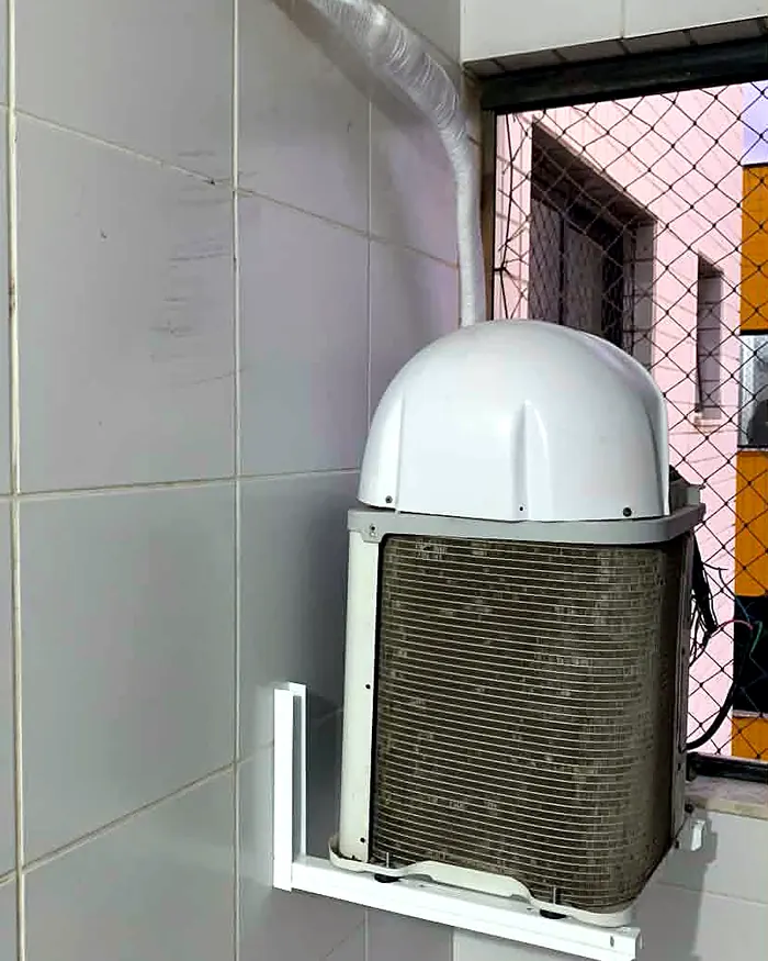 Manutenção de condensadora — MK Climatização