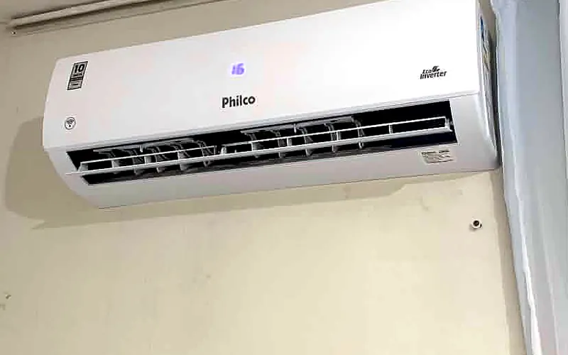 Ar-condicionado split instalado pela MK Climatização